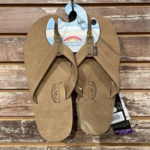 Rainbow Dark Brow Single Layer Sandal